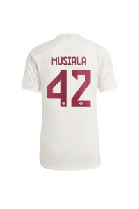 Bayern Munich Jamal Musiala #42 Jalkapallovaatteet Kolmaspaita 2023-24 Lyhythihainen